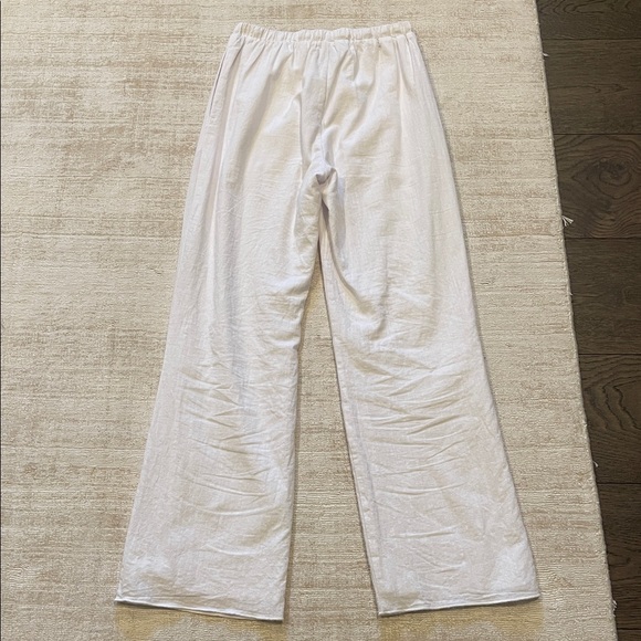 SNDYS White Linen Pants - Picture 5 of 6
